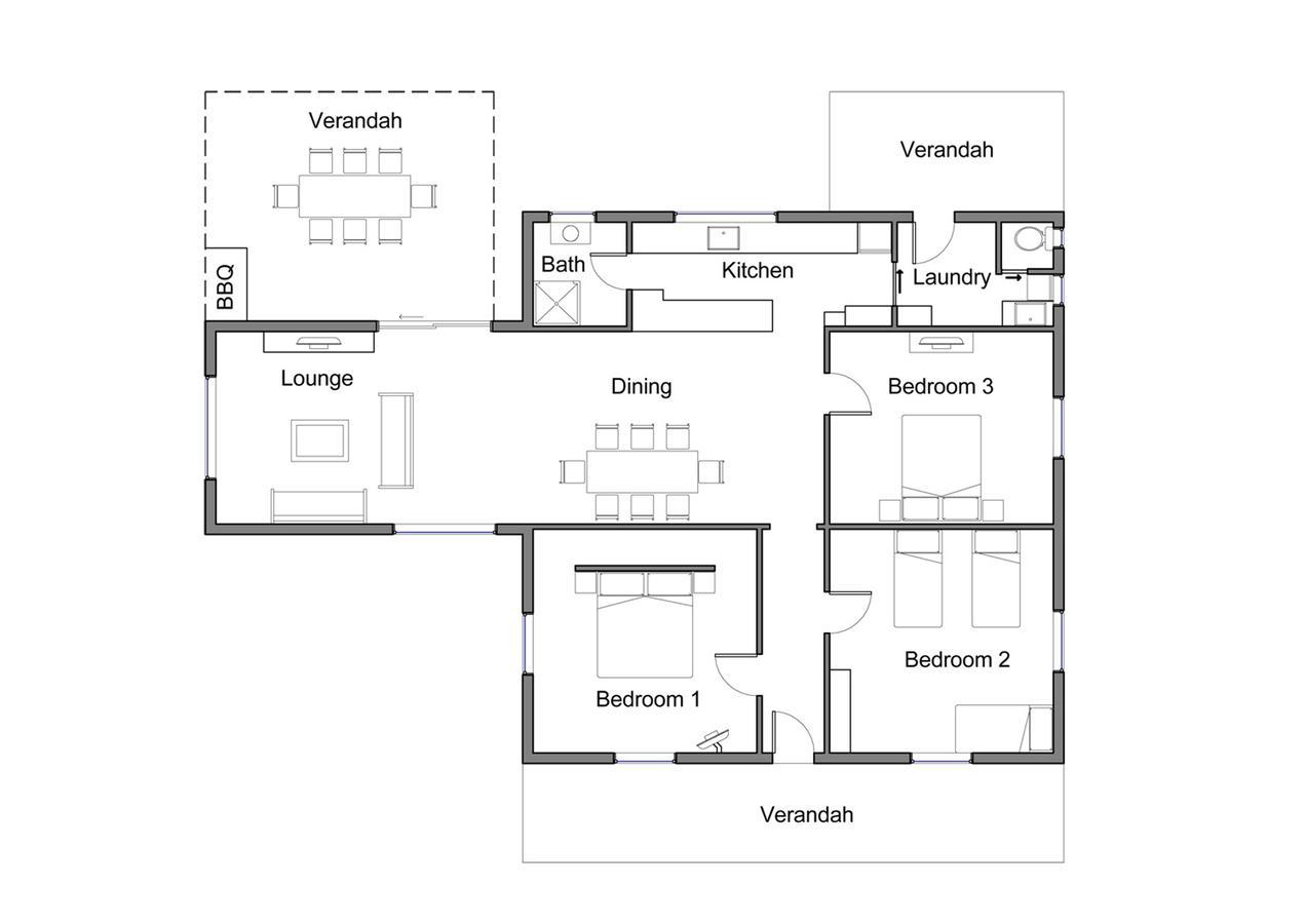 Three-Bedroom House